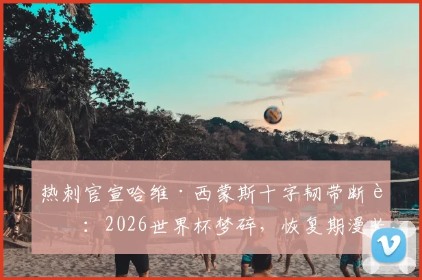 热刺官宣哈维·西蒙斯十字韧带断裂：2026世界杯梦碎，恢复期漫长，对球队战术影响几何？